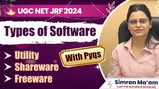 Types of Software | PYQs 2020-24 | ICT | UGC NET | Apni University | By Simran Mam