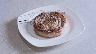 Enfes bir tarif:Yufka ile tahinli çörek.