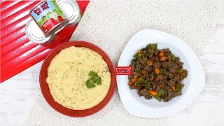 @IvorianFood | Recette : Purée de Pommes de Terre et son Assiette de Viande Hachée