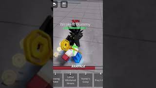 Improved Garou Combo #strongestbattlegrounds #roblox