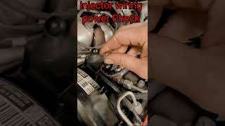 injector wiring power test & check #injector #shorts  #mechanic #viral