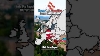 Europe but A Countries Annex their Borders || #mapping #geography #europe