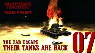 THEIR TANKS ARE BACK - The Far Escape - Turn 4 - Battle 2 (1/2) - Graviteam Tactics Mius Front