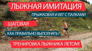 Лыжная имитация - основное средство тренировок для лыжника летом!