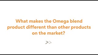 What Makes Omega Blend Different Than Other Products? | Juice Plus+