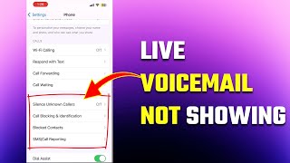 Live voicemail not Showing | set up voicemail on iPhone