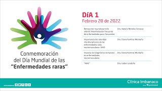 Webinar - Conmemoración del Día Mundial de las "Enfermedades raras" DÍA 1