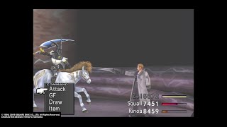 Odin Becomes Gilgamesh During Final Battle with Seifer [4K] - Final Fantasy VIII Remastered