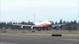 B747-8I's First Flight