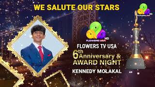 Flowers TV USA's Community Heroes "Youth Trailblazer Award" to KENNEDY MOLAKAL