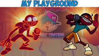 Vs Whitty | FNF Character Test Playground Remake MadManToss | Gameplay VS My Playground Part 7