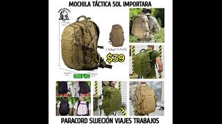 MOCHILA 50 LB$39 💥#ecuador #policia #caping #caza #viajes #motocross #turismo