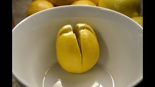 Voici ce qui arrive à votre corps si vous coupez un citron et que vous le mettez...