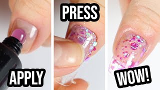 EASY POLYGEL GLITTER NAILS USING DUAL FORMS COMPILATION!