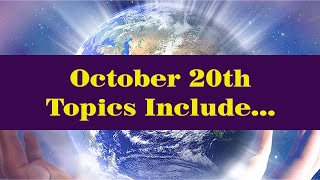 October 20 Global Oneness Summit 2020 Topics