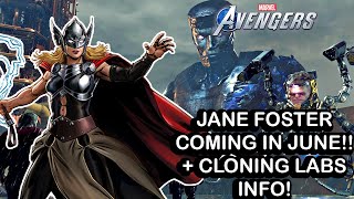 Marvel's Avengers - JANE FOSTER JUNE RELEASE CONFIRMED + CLONING LABS OLT COMING NEXT??