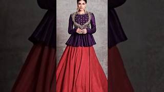 pemplum top with lehnga designs#ytshorts #trending #fashion #2024