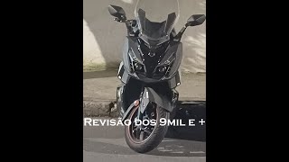 Cruisym 300 x X-max 250.  Quem anda mais? Revisão 9 mil km e mais detalhes.