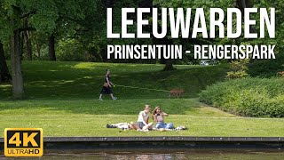 Leeuwarden | Walking from Prinsentuin to Rengerspark in 4K