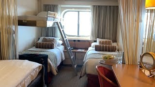 P&O Pacific Eden Quad Oceanview Cabin