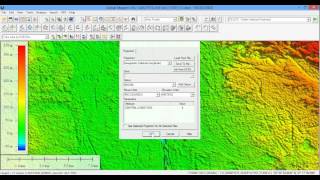 Aster DEM Processing a Water body _ معالجة نموذج الارتفاعات الرقمى