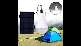 S-1200 130LM Portable Camping LED Light Solar Energy Bulb Lamp