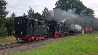 125 Jahre Harzquer-und Brockenbahn - Fotogüterzug von Wernigerode nach Gernrode und zurück