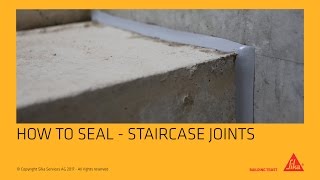 Application Sealing Staircase joints_Eng