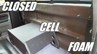 Toyota Tacoma Gets Noico 315 Closed Cell Foam Sound Deadening