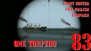 ONE TORPEDO - U-80 GOES TO WAR - Episode 83 - Full Realism SILENT HUNTER 3 GWX OneAlex Edition