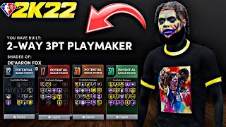 THIS 2WAY 3PT PLAYMAKER BUILD WILL BREAK NBA 2K22 NEXT GEN | BEST GUARD BUILD