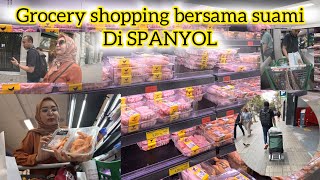 Grocery shopping ditemani cuamik akoh di Mercadona Barcelona Spanyol dekat sagrada familia