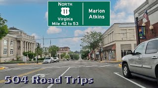 Road Trip #947 - US-11 N - Virginia Mile 42-53 - Marion/Atkins