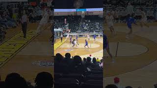 UMBC Retrievers Josh Odunowo with a big dunk vs Hampton Pirates #ncaa #basketball