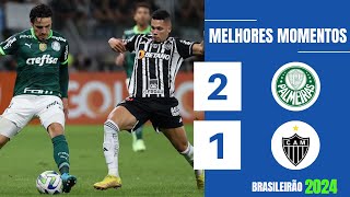 PALMEIRAS 2 X 1 ATLÉTICO-MG | GOLS E MELHORES MOMENTOS | 28ª RODADA BRASILEIRÃO 2024