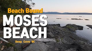 Sunset at Moses Point beach in North Saanich Deep Cove