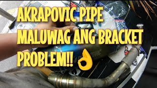 AKRAPOVIC NA PIPE MALUWAG AT KUMAKALOG NA BRACKET PALITAN NATIN@ianr.channel5349