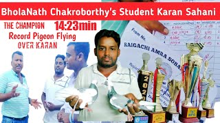 OVer Karan BholaNath Chakraborty's Student Karan Sahani pigeon loft visit. @princepigeon7678