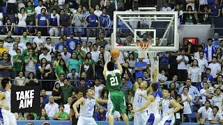 2013 UAAP La Salle vs Ateneo Rd 2 - Jeron Teng wins it for the Green Archers again