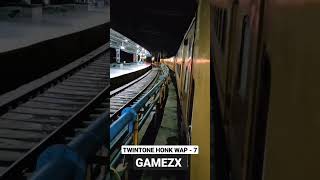 Twintone Honk Sound In WAP - 7 #shortsvideo #shortsfeed  #train #wap7