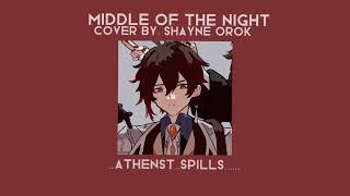 /Middle of the night/cover by: Shayne Orok/slowed reverb, version/in Japanese/