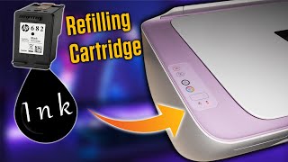 Ink Refilling 682 Cartridge 🔥 | Detailed Video | HP Deskjet Ink Efficient 2335 | HINDI #Devin`s