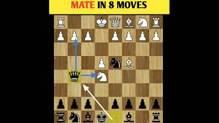 Checkmate in 8 moves #shorts  #subscribe