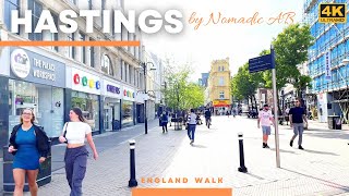 England : [4K] Walk | Hastings | Known for the 1066 Battle of Hastings