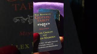 Bohemian gothic tarot mini