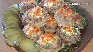 Очень вкусные гнезда из мясного фарша