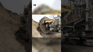 Cara Kerja Bucket Wheel Excavator Alat Berat Ukuran Raksasa #shortsvideo #shorts