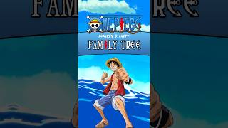 Monkey D Luffy Family Tree - One Piece #shorts #onepiece #luffy