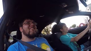 Anthony learns how to drive the WRX