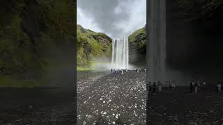 Skógafoss Rainbow 🌈 Iceland #travel  #iceland #waterfall #nature